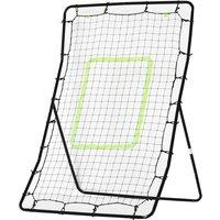 HOMCOM Rebounder Net Playback Soccer Football Game Spot Target Ball Rebounders Training Equipment Play Teaching Aosom UK