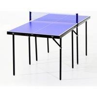 HOMCOM Folding Mini Compact Table Tennis Top Ping Pong Table Set Professional Net Games Sports Train