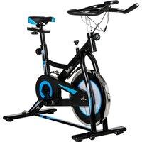 HOMCOM Stationary Exercise Bike, 8kg Flywheel Indoor Cycling Workout Fitness Bike, Adjustable Resist