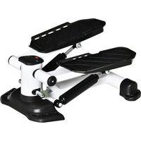HOMCOM Portable Mini Stepper with LCD Display for Home Gym Office Exercise Workout, Black Aosom UK