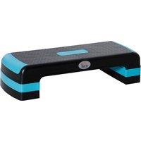 HOMCOM Aerobic Step, 10cm, 15cm & 20cm Height Adjustable Exercise Stepper, Nonslip Step Board Great for Home & Office Aosom UK