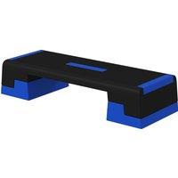 SPORTNOW 15cm/20cm/25cm Exercise Stepper for Home Workout, Aerobic Step Platform - Blue