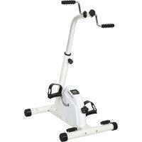 SPORTNOW Seated Pedal Exerciser with Dual Massage and Adjustable Height
