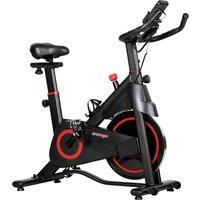 SPORTNOW Exercise Bike, Stationary Bike with Adjustable Magnetic Resistance, Indoor Cycling Equipment with LCD Display