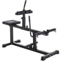 SPORTNOW Seated Leg Extension Machine, Adjustable Leg Raise Machine and Curl Machine with Plate Loaded for Hip, Lower Body and Home Gym Workout
