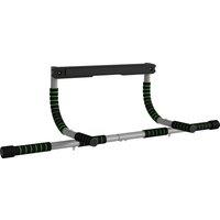 HOMCOM Pull-Up Bar for Doorway, Home Fitness Door Horizontal Bar Push up Bar for Indoor Gym Upper Body Workout, Green Aosom UK