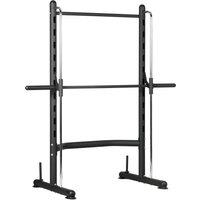 HOMCOM Squat Rack with Pull-Up Bar, Adjustable Weight Rack, Multi-Functional Weight Lifting Barbell Stand for Home Gym Strength Training