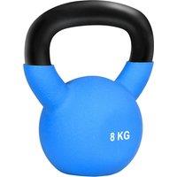 HOMCOM Soft Kettlebell, 8kg Kettle Bell with Non-Slip Handle for Home Gym Weight Lifting and Strength Training, Blue