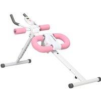 SPORTNOW Height Adjustable Foldable Ab Trainer with LCD Monitor, Ideal for Home Gym Core Stomach Cru
