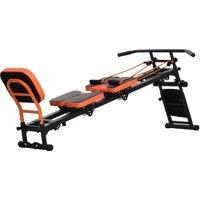 SPORTNOW Abdominal Trainer w/ Adjustable Push Up Bar, Flat or Incline Home Gym Equipment, Reformer Pilates Machine, Ab Machine, Rower Aosom UK