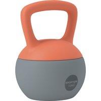 SPORTNOW Soft Kettlebell, 10kg Kettle Bell with Non-Slip Handle for Home Gym Weight Lifting and Strength Training, Orange and Grey