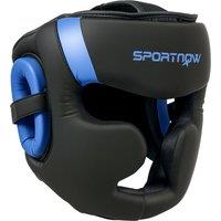 SPORTNOW Boxing Headguard, Boxing Headgear Helmet with Adjustable Strap for Kickboxing Sparring Martial Arts Karate Taekwondo, Blue