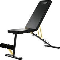 SPORTNOW Adjustable Weight Bench, 300kg Incline Decline Flat Foldable Bench Press with 7 Backrest Positions and Resistance Bands