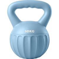 SPORTNOW Kettlebell for Strength Training Kettle Bell with Non-Slip Handle 10 kg Blue