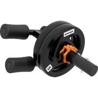 SPORTNOW Tib Bar with 2 x 5kg Olympic Weight Plates, Tibialis Trainer Calf Raise Machine for Shin Splints and Knee Pain Relief Aosom UK