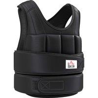 HOMCOM Adjustable Weighted Vest, 10kg Metal Sand Filled for Fitness Training, Unisex, Black/Red Aosom UK