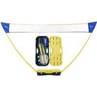 HOMCOM Badminton Net Set Portable, Foldable Design for Indoor Outdoor Use, Ideal for Beach, Backyard