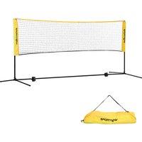 SPORTNOW Adjustable Height Badminton Net, 3m, Portable Outdoor Sports Net for Tennis, Pickleball, Volleyball, with Carry Bag Aosom UK