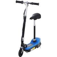 HOMCOM Outdoor Ride On Powered Scooter for kids Sporting Toy 120W Motor Bike 2 x 12V Battery - Blue