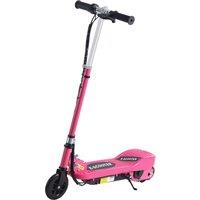 HOMCOM Folding Electric Kids Scooter Ride On, Adjustable Height, Fun Ride for Children Ages 7-14, Pink Aosom UK