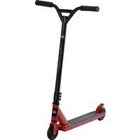 HOMCOM Teens Adult Street Stunt Kick Scooter Intermediate and Beginner Freestyle Tricks Scooters For 14+ w/ Rear φ10cm Wheel&Brake - Red
