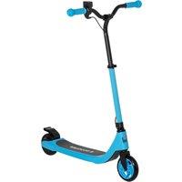 HOMCOM Electric Scooter, 120W Motor E-Scooter w/ Battery Display, Adjustable Height, Rear Brake for Ages 6+ Years - Blue
