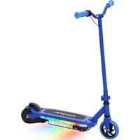 AIYAPLAY Electric Scooter for Kids Ages 6-14, with Colourful Light and Electric Brake, Kids Electric Scooter E Scooter, Up to 10 KM/H & 8 KM, Blue
