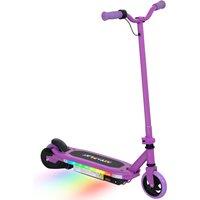 AIYAPLAY Electric Scooter for Kids Ages 6-14, with Colourful Light and Electric Brake, Kids Electric Scooter E Scooter, Up to 10 KM/H & 8 KM, Purple