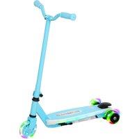 AIYAPLAY Electric Scooter for Kids Ages 4-7, with Auxiliary Rear Wheels&LED Light&Brake, Kids Electric Scooter for Boys Girls, 6 KM/H & 8 KM, Blue