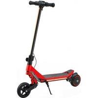 SPORTNOW Electric Scooter for Kids, Foldable E Scooter for Age Age 6+ with LED Display, RGB lights, Up to 16km/h, Red