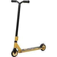 SPORTNOW Stunt Scooter, Pro Scooter for Adult Teens with 360 Handlebar, 110 mm PU Wheels, Aluminium Deck, ABEC-7, Gold Tone