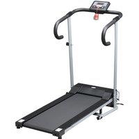 HOMCOM 10km/h Unisex Electric Treadmill, Folding Indoor Cardio Treadmill, 1.25HP Motorised Running Jogging Walking Machine, w/ 3 Programs, LCD Monitor