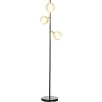 HOMCOM Tree Floor Lamp: Modern 3-Light Standing Luminaire for Bedrooms & Lounges, 162cm Height, Grey (Bulbs Excluded) Aosom UK