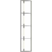 HOMCOM 4-Tier Corner Floor Lamp