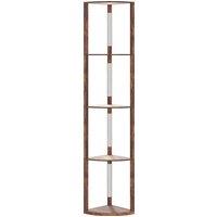 HOMCOM Three-Tier Corner Floor Lamp