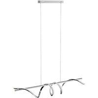 HOMCOM Pendant Light with 3 Colour Temperatures - Silver Tone