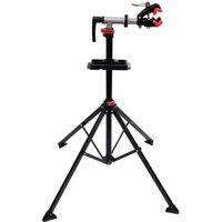 HOMCOM Folding Bike Cycle Bicycle Maintenance Repair Stand Display Rack Tool Adjustable Aosom UK