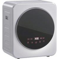 HOMCOM Vented Tumble Dryer, 4 kg Front Tumble Dryer with Stainless Steel Tub, 800W Compact Freestanding, Silver
