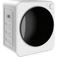 HOMCOM 4kg Front Load Laundry Dryer, Portable Clothes Dryer with 2 Power Modes, 400W/800W, White