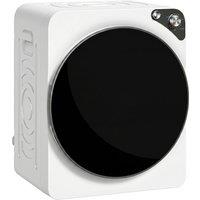 HOMCOM 5kg Vented Tumble Dryer, 1000W Compact Tumble Dryer with 5 Drying Modes, Stainless Steel Tub, White