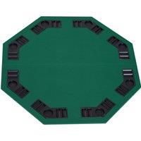 HOMCOM 1.2m/48Inch Foldable Poker Table W/ Carrying Bag