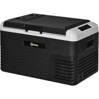 Outsunny 30L Car Refrigerator, Portable Compressor Car Fridge Freezer, Electric Cooler Box with 12/24V DC and 110-240V AC for Picnic, Down to -20℃