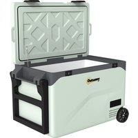 Outsunny 42.5L Compressor Car Fridge Freezer, Camping Refrigerator with App Control, 20-20