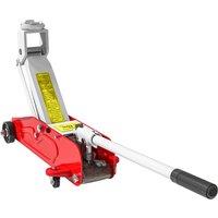 HOMCOM Low Profile Jack, 2 Ton Hydraulic Car Jack for Car Trailer Garage Tyre Repair, Red Aosom UK