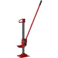 HOMCOM 3 Tonne Farm Jack, 48" High Lift Jack for 4x4 Tractors Trucks Agricultural Lifting, Red Aosom UK