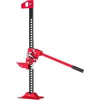 HOMCOM 3 Tonne Farm Jack, 33" High Lift Jack for 4x4 Tractors Trucks Agricultural Lifting, Red