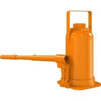 HOMCOM 12 Tonne Hydraulic Bottle Jack with 19-37 cm Lifting Range, Heavy Duty Portable Compact Car Jack Lift with Saddle and 3 Section Handle for Pickup, Truck, Auto Repair Maintenance, Orange