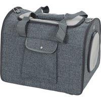 PawHut Soft Sided Cat Carrier Bag, Portable Foldable Pet Carrier with Shoulder Strap & Removable Mat for Small Pet Up to 10kg