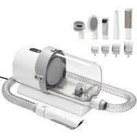 PawHut Dog Grooming Kit with 10Kpa Vacuum, 2.5L Dog Vacuum Groomer & Clipper, 5 in 1 Pet Grooming Kit, Low Noise 65dB