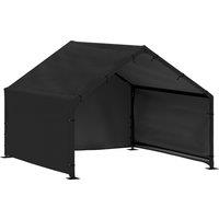 PawHut Dog Shade Shelter Outdoor, Dog House Outside with Canopy, Pet Tent for Small Medium Large Breeds